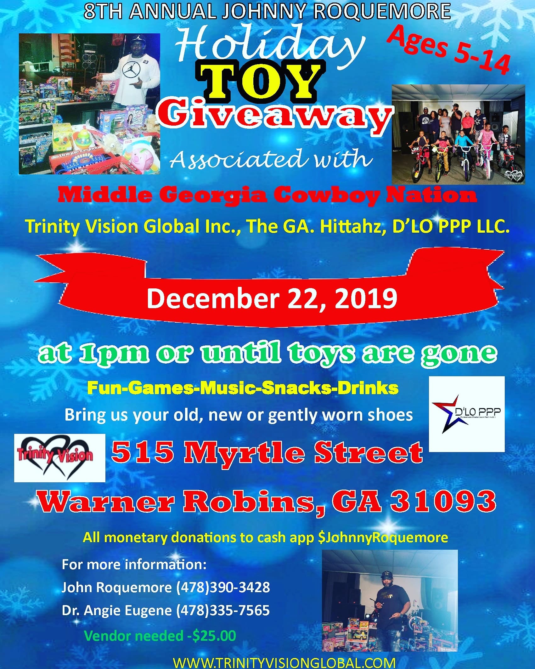 2019 Holiday Toy Giveaway