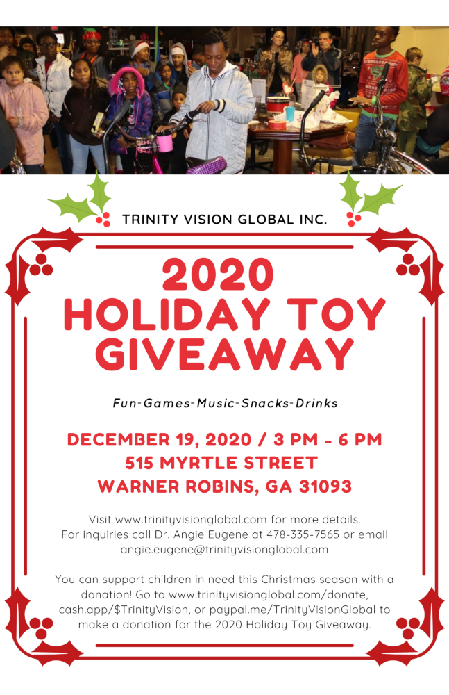 2020 Holiday Toy Giveaway